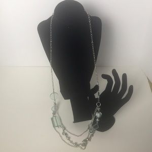 Sea green necklace